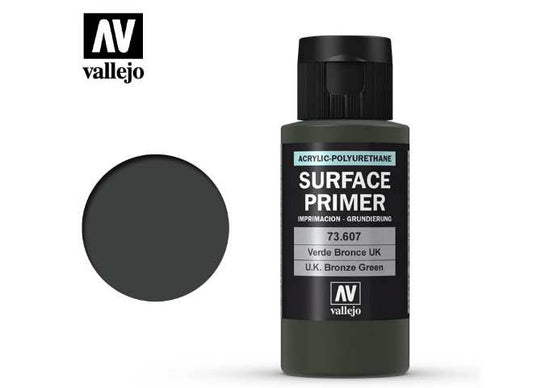 60ml Vallejo - Acrylic Polyurethane - Primer UK Bronze Green