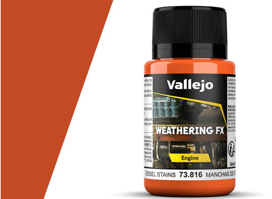 40ml Vallejo - Weathering Effects - Engine - Diesel Stains