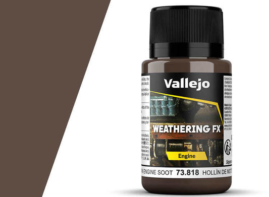40ml Vallejo - Weathering Effects - Engine - Brown Engine Soot