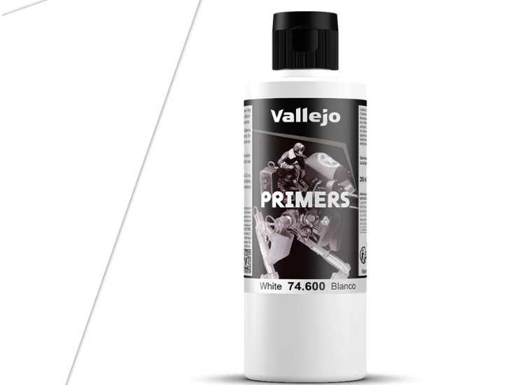 200ml Vallejo - Acrylic Polyurethane - Primer White