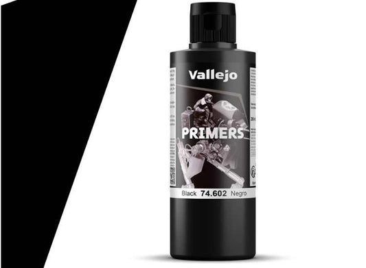 200ml Vallejo - Acrylic Polyurethane - Primer Black