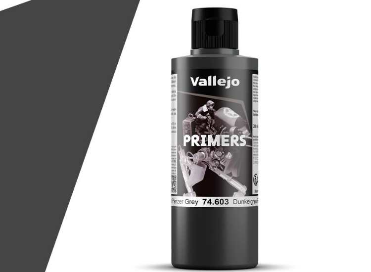 200ml Vallejo - Acrylic Polyurethane - Primer German Panzer Grey