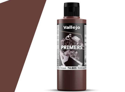200ml Vallejo - Acrylic Polyurethane - Primer German Red Brown