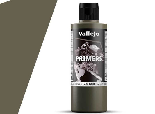 200ml Vallejo - Acrylic Polyurethane - Primer US Olive Drab
