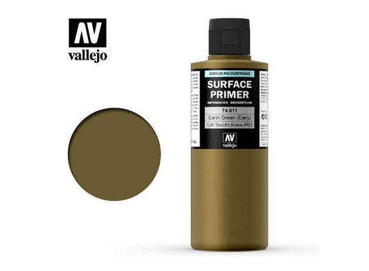 200ml Vallejo - Acrylic Polyurethane - Primer IJA Tsuchi-Kusa.Iro (Early)