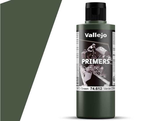 200ml Vallejo - Acrylic Polyurethane - Primer NATO Green (FS34094)