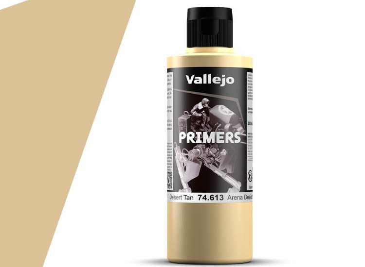 200ml Vallejo - Acrylic Polyurethane - Primer Desert Tan Base