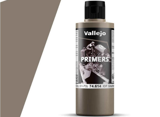 200ml Vallejo - Acrylic Polyurethane - Primer IDF Israeli Sand Grey 61-73 FS30372