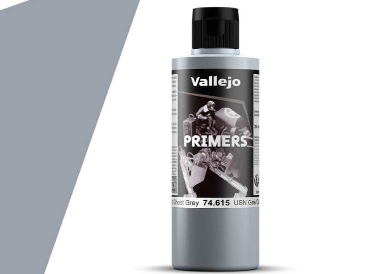 200ml Vallejo - Acrylic Polyurethane - Primer USN Light Ghost Grey FS36375
