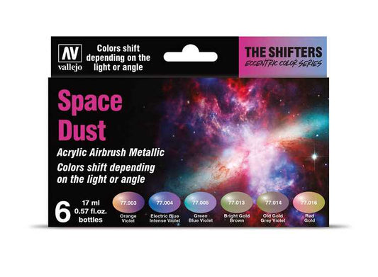 17ml x6 Vallejo - The Shifters Acrylic Paint Set - Space Dust