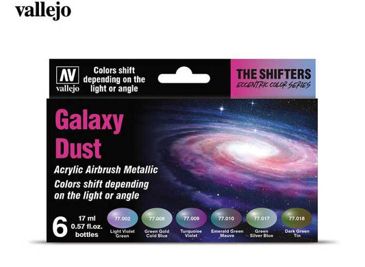 17ml x6 Vallejo - Model Air Acrylic Paint Set - Galaxy Dust