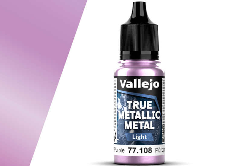 18ml Vallejo - True Metallic Metal Light - Amethyst Purple