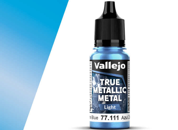 18ml Vallejo - True Metallic Metal Light - Sapphire Blue