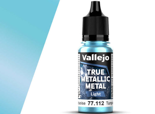 18ml Vallejo - True Metallic Metal Light - Hydra Turquoise