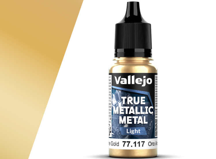 18ml Vallejo - True Metallic Metal Light - Arcane Gold