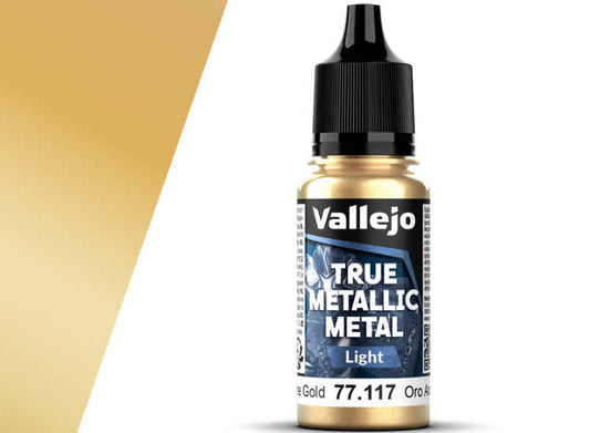 18ml Vallejo - True Metallic Metal Light - Arcane Gold