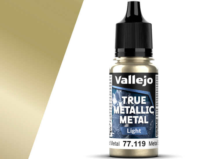18ml Vallejo - True Metallic Metal Light - Aged Metal