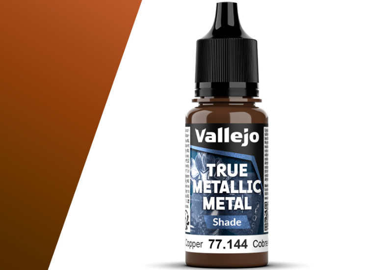 18ml Vallejo - True Metallic Metal Shade - Ancient Copper