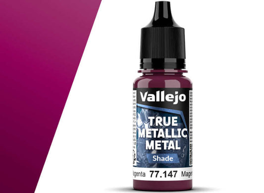 18ml Vallejo - True Metallic Metal Shade - Crimson Magenta