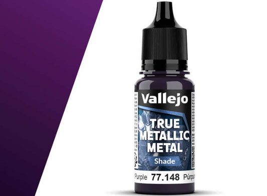 18ml Vallejo - True Metallic Metal Shade - Amethyst Purple