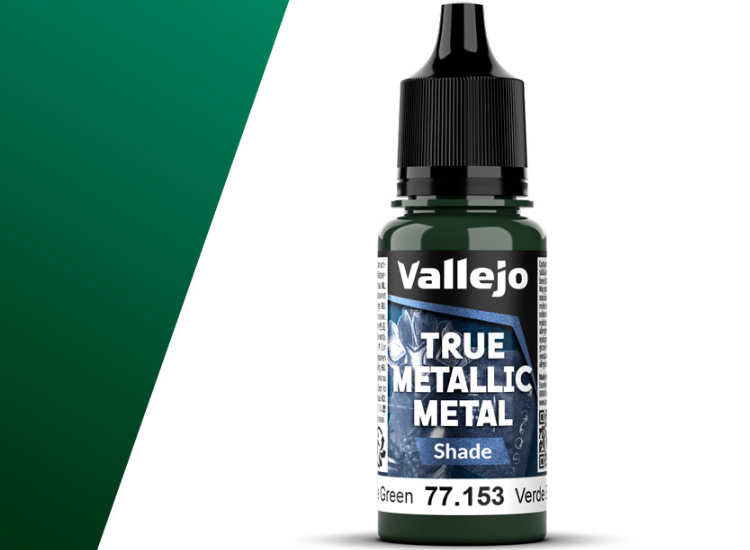 18ml Vallejo - True Metallic Metal Shade - Beetle Green