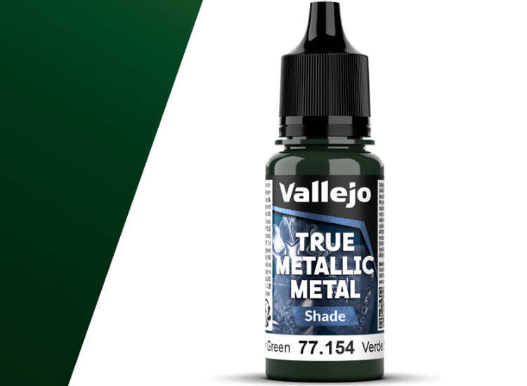 18ml Vallejo - True Metallic Metal Shade - Dusken Green