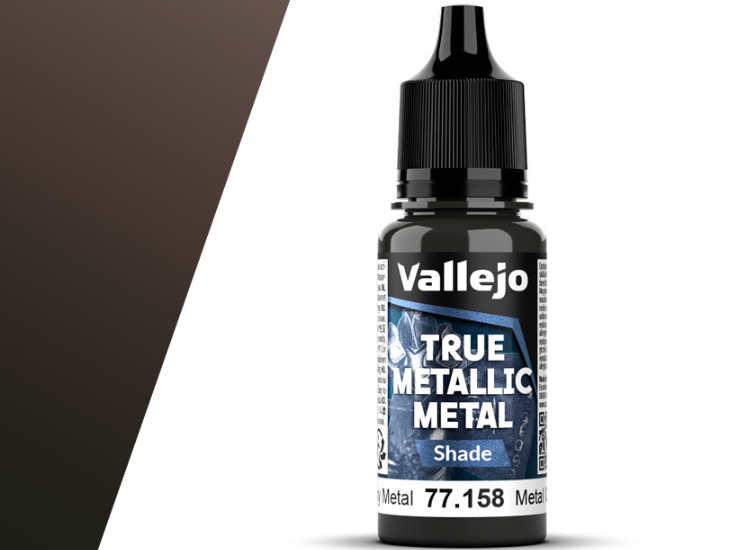 18ml Vallejo - True Metallic Metal Shade - Rusty Metal