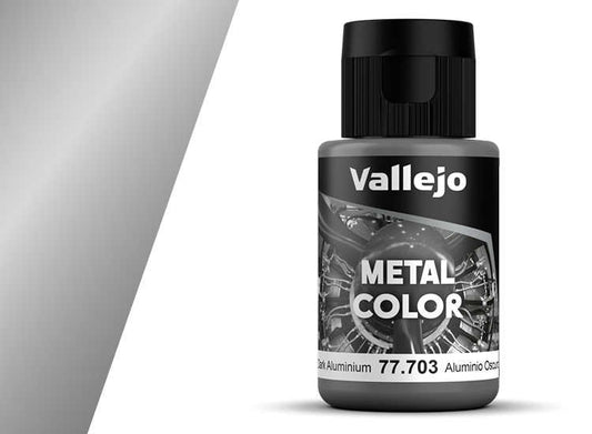 32ml Vallejo - Metal Color Airbrush Acrylic - Dark Aluminium