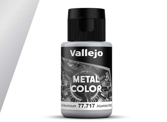 32ml Vallejo - Metal Color Airbrush Acrylic - Dull Aluminium