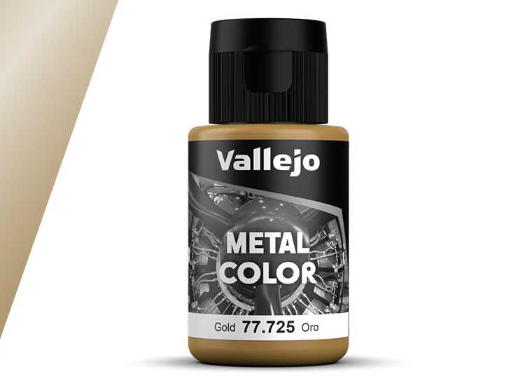 32ml Vallejo - Metal Color Airbrush Acrylic - Gold