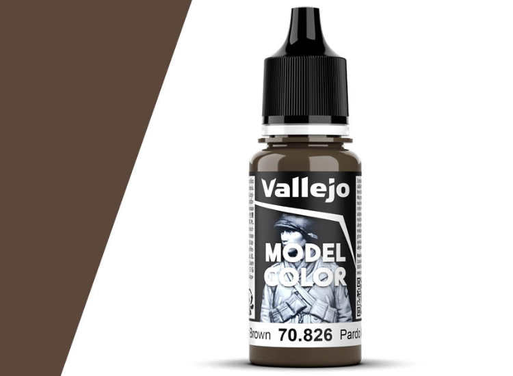18ml Vallejo - Model Color - Medium Brown (129)