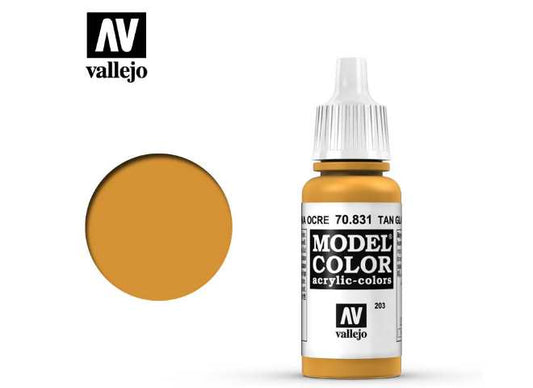 17ml Vallejo - 203 Model Color - Tan Glaze 831