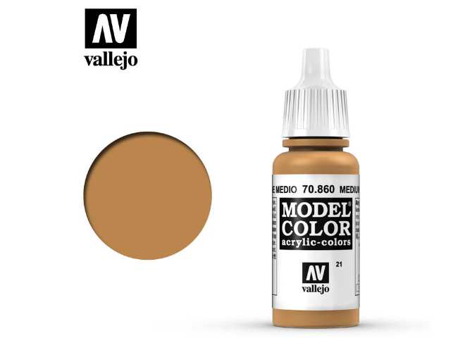 17ml Vallejo - Model Color - Medium Fleshtone (19)