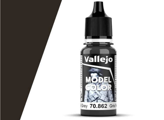 18ml Vallejo - Model Color - Black Grey (185)