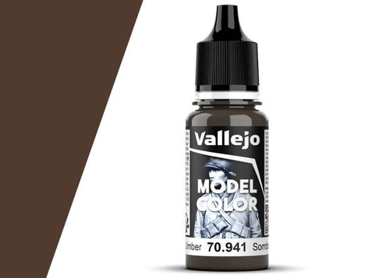 18ml Vallejo - Model Color - Burnt Umber (118)