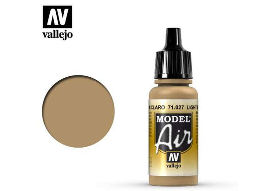 17ml Vallejo - Model Air - 027  Light Brown