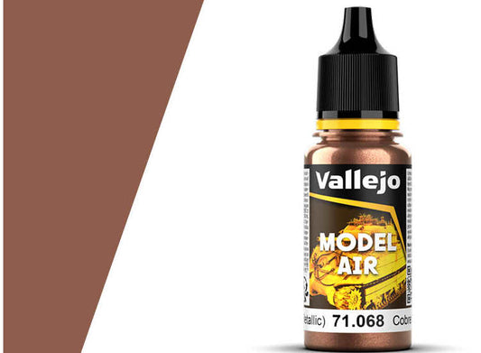 18ml Vallejo - Model Air - 068  Copper (Metallic)