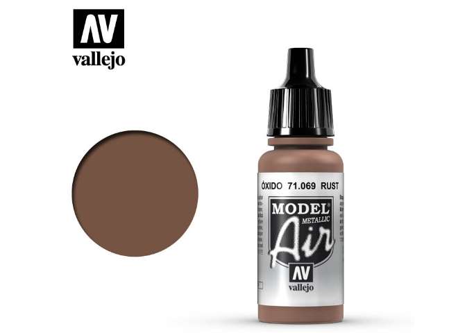 17ml Vallejo - Model Air - 069  Rust (Metallic)