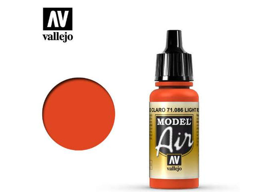 17ml Vallejo - Model Air - 086  Light Red