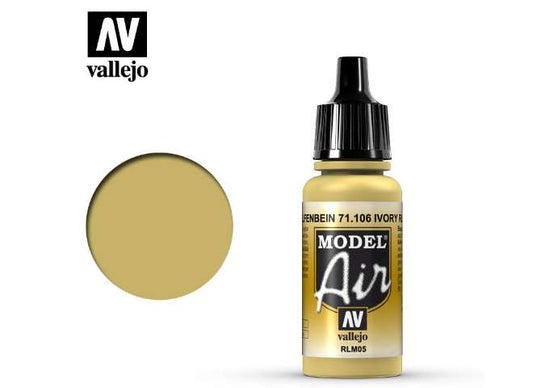 17ml Vallejo - Model Air - 106 Ivory / Yellow Lazur RLM 05