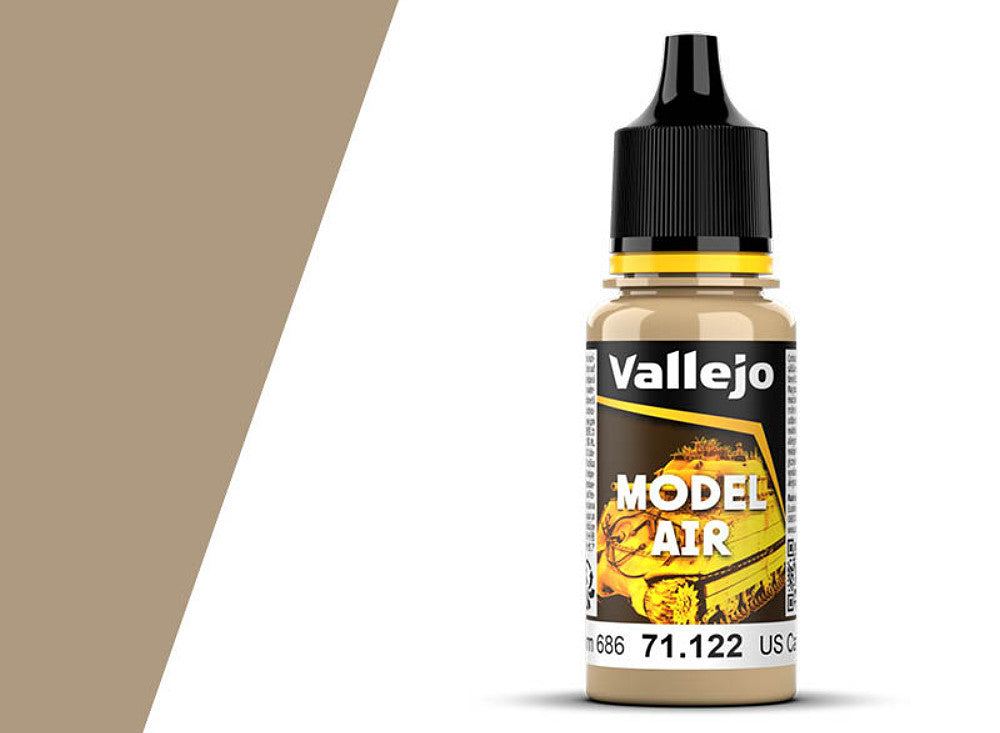 18ml Vallejo - Model Air - 122 US Desert Armour 686