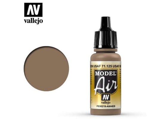 17ml Vallejo - Model Air - 125 USAF Brown
