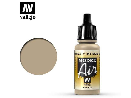 17ml Vallejo - Model Air - 244 Sand Beige