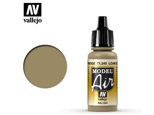 17ml Vallejo - Model Air - 245 Loam Beige