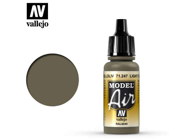 17ml Vallejo - Model Air - 247 Light Olive