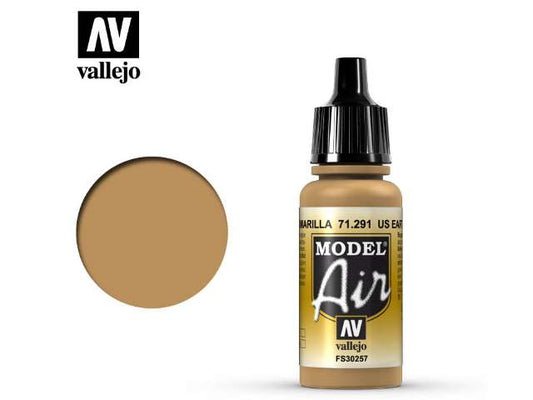 17ml Vallejo - Model Air - 291 US Earth Yellow