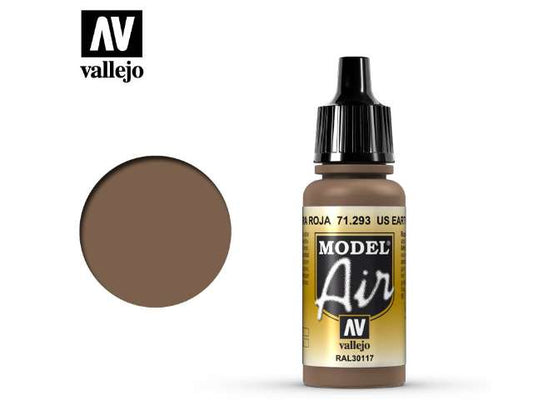 17ml Vallejo - Model Air - 293 US Earth Red