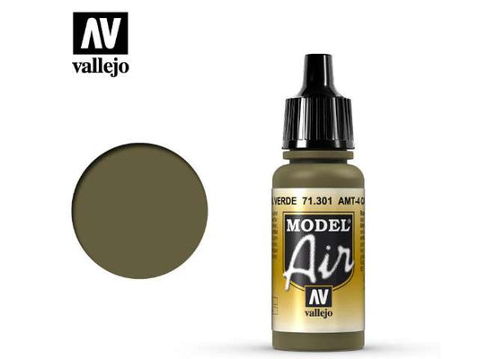 17ml Vallejo - Model Air - 301 AMT-4 Camouflage Green