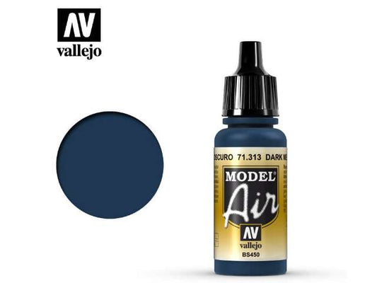 17ml Vallejo - Model Air - 313 Dark Mediterranean Blue