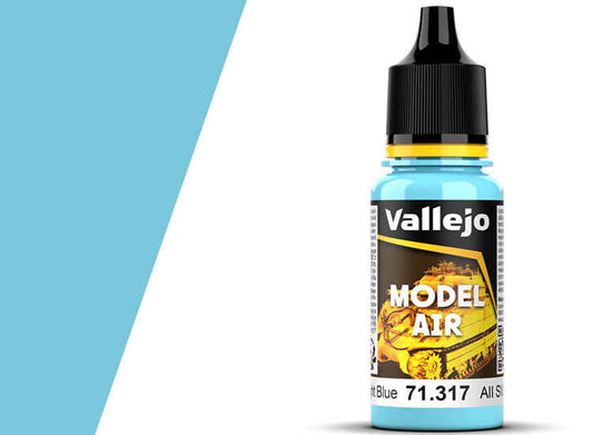 18ml Vallejo - Model Air - 317 AII SV. Gol Light Blue
